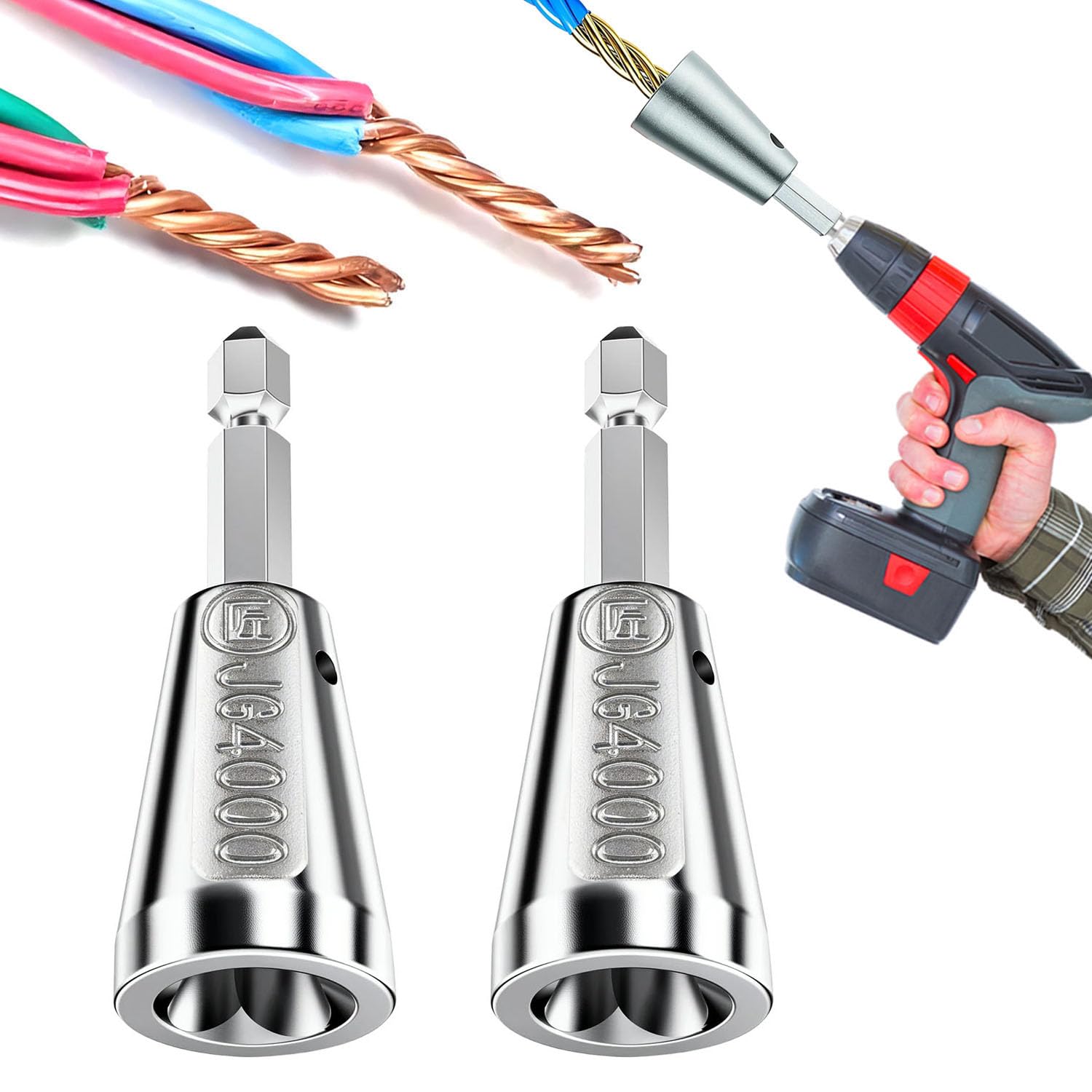 Version 1.0.0 Hoiuter Wire Twister Tool for Drill, 2026 Upgraded Wire Nut Twister for Drill - Image 1