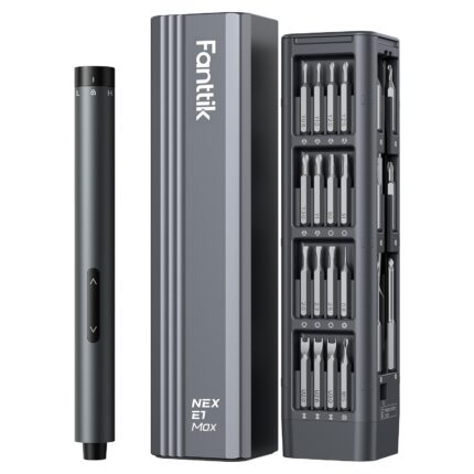 Fanttik E1 Max Electric Screwdriver, 53-in-1 Screwdriver for DIY (Grey)
