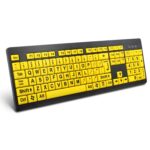 BOOGIIO Large Print High-Contrast USB Keyboard